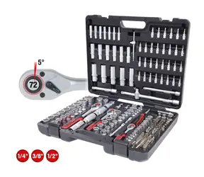 KS Tools Súprava nástrčných kľúčov 1|4"+3|8"+1|2" 195 dielna