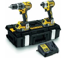 DeWalt DCK266P2 / Sada Aku náradie príklepová vŕtačka & rázový uťahovák / 18V / 2x 5Ah / kufor