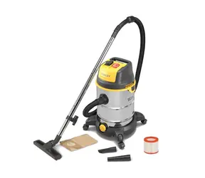 Stanley Wet&amp;Dry SXVC30XTDE / Priemyselný vysávač s príslušenstvom / 1600W / 30 l / mokré a suché vysávanie