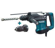 Makita HR3210FCT / Vŕtacie a sekacie kladivo / 850W / 630 ot-min / 3.300 úderov-min / 4.9J / SDS-Plus
