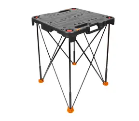 WORX WX066 / Skladací pracovný stôl / rozmery 60 x 60 x 81.2 cm / nosnosť 136 kg