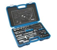 Narex sada náradia s golou (443000905) / šesťhran 1|2" a 1|4" / 61ks náradie / plastový kufrík