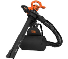 Black&amp;Decker BEBLV290-QS / Dúchadlo|Ofukovač 3v1 / 2900W / Rýchlosť fúkania 390 km-h / Objem nádrže 55 L