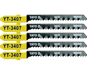 YATO List pílový do priamočiarej píly 75 mm na drevo TPI13 5 ks