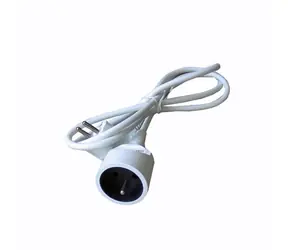 Solight predlžovací prívod - spojka 1 zásuvka 2m biela / 3 x 1mm2