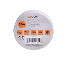 Solight AP01B izolačná páska 15mm x 0.13mm x 10m biela
