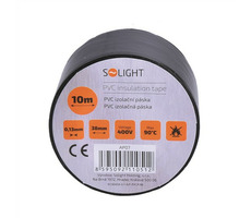 Solight AP07 izolačná páska 38mm x 0.13mm x 10m čierna
