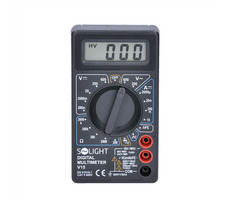 Solight V15 multimeter / max. AC 500V / max. DC 500V / 10A / test diódy / bzučiak