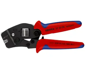 Knipex 97 53 08 Samonastaviteľné kliešte na lisovanie káblových koncoviek s čelným zavádzaním 190mm
