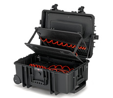 Knipex 00 21 37 LE Kufor na náradie „Robust45 Move“ s integrovanými kolieskami a teleskopickým držadlom prázdny