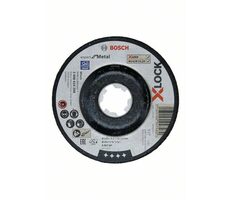 BOSCH Expert for Metal systému X-LOCK 2608619258 / Brúsny kotúč s presadeným stredom / 115 x 6 x 22.23 mm / A 30 T BF