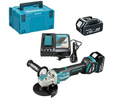 Makita DGA519RTJ / Aku uhlová brúska / 18V / Priemer 125 mm / 8500 ot-min / 2x Aku 5.0 Ah