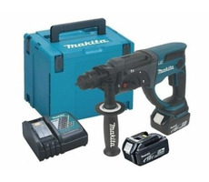 Makita DHR202RTJ / Aku kombinované kladivo / 18V / 2x 5.0Ah / SDS-plus / 1100 ot-min / 4000 úderov-min / 2.0 J