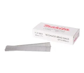 Makita F-31883 kolárske klince 25mm (5000 ks) / dĺžka 25 mm / pre Makita AF505 &amp; DBN500 &amp; AF506