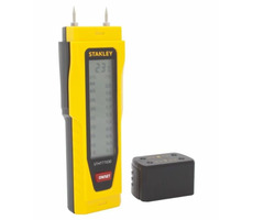 Stanley 0-77-030 kontaktný vlhkomer / podsvietený LCD displej / 8 mm elektródy / batéria CR-2032