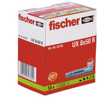 fischer UX 8x50 R univerzálna hmoždinka s golierom 50 ks