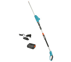 Gardena 14732-20 THS 42|18V P4A - sada / teleskopické nožnice na živý plot / 18V / Dĺžka lišty 42 cm / Rozstup: 16 mm