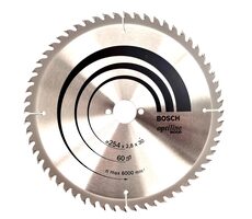 BOSCH Optiline Wood 2608640444 / Pílový kotúč / 254x30mm / Šírka rezu 2.8 mm / 60 zubov / 1 ks / dopredaj