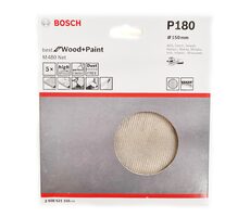 BOSCH M480 Best for Wood and Paint 2608621166 / Brúsny papier / 150 mm / Zrnitosť 180 / 5 ks