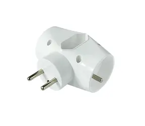 Solight P90 rozbočka 2.5A + 2x 10A biela