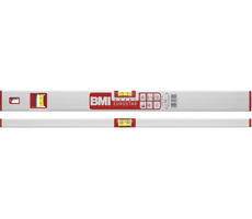 BMI 690060E Eurostar 60 cm / hliníková vodováha / Dĺžka: 60 cm / Presnosť: 0.5 mm-m / Počet libel: 2