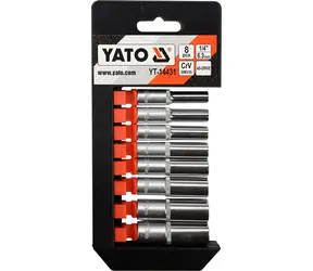 YATO YT-14431 Sada Nástrčný kľúč šesťhranný 1|4" / Veľkosť 5.5 - 13 mm / CrV 50BV30 