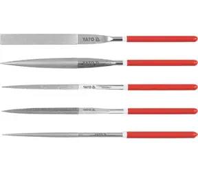 YATO YT-6156 / Sada pilníkov ihlových diamantových 5 x 180 mm / 5 ks