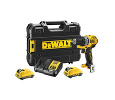 DeWalt DCD701D2 / Aku vŕtačka s príslušenstvom / 12V / 10mm skľučovadlo / 2x2.0Ah / 1.500 ot-min / 57.5 Nm