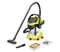 Kärcher WD 5 S V-25/5/22 / Viacúčelový vysávač s príslušenstvom / 1100W / 25 L / Mokré a suché vysávanie