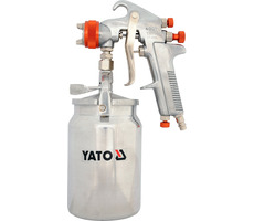 YATO YT-2346 pneumatická striekacia pištoľ s nádobkou 1 l / 0.4 MPa / 380 l-min
