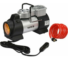 YATO YT-73460 / Kompresor do auta s LED lampou / 180W / DC 12V / 150 PSI / 40l-m