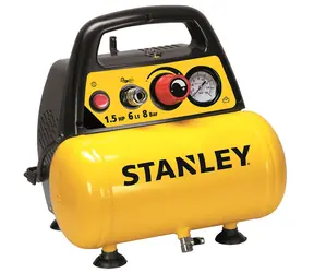 Stanley C6BB304STN071 / Bezolejový kompresor / 1100W / 6L / Tlak 8 bar / 180 L za minútu