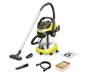 Kärcher WD 6 PS V-30/6/22/T / Multifunkčný vysávač / 1300W / 30 l / Mokré a suché vysávanie / Dĺžka kábla 6 m
