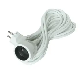 Solight predlžovací prívod - spojka 1 zásuvka 10m - 3 x 1.5mm2 biela