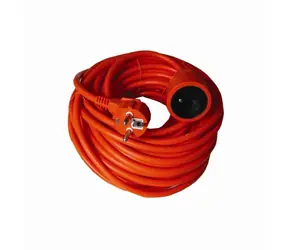 Solight predlžovací prívod - spojka 1 zásuvka 30 m oranžová / 3 x 1.5mm2