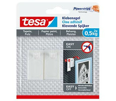 Tesa Powerstrips® 77772 Nalepovací klinec na tapety a omietku / Nosnosť 0.5 kg