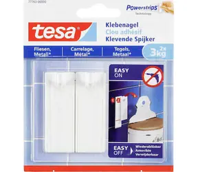 Tesa Powerstrips® 77763 Nalepovací klinec na dlažbu a kov / Nosnosť 3 kg