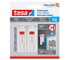 Tesa Powerstrips® 77774 Nalepovací klinec na tapety a omietku / Nosnosť 1 kg