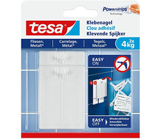Tesa Powerstrips® 77766 Nalepovací klinec na dlažbu a kov / Nosnosť 4 kg