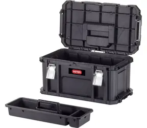 Keter Connect Tool box čierna / Kufor / 31 x 28 x 54 cm