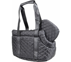 Flamingo BAILEY čierna / Taška pre psa cestovná / 38x20x18cm