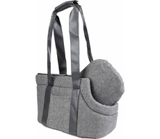 Flamingo DANIRA šedá / Taška pre psa cestovná / 50x24x26cm