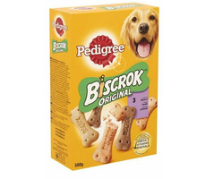 Pedigree Biscrok sušienky pre psov, 500 g / kuracie / pre dospelých psov / dopredaj