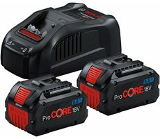 BOSCH 1600A0214C Aku sada 2x Aku ProCore 18V 5.5 Ah + Nabíjačka GAL 1880 CV / Sada 2x aku + nabíjačka / Li-ion