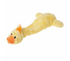 Flamingo plyšová SHAKY Kačica / Hračka pre psov / 34x14cm