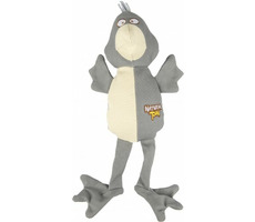 Flamingo vták s dlhými nohami látkový GOTS 40cm / Hračka pre psov