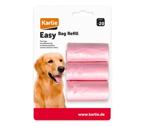 Karlie Vrecká na psie exkrementy ružová 3x20ks