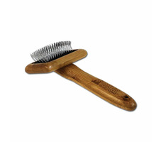 BAMBOO GROOM Stredná kefa s nerezovými hrotmi - Finišák