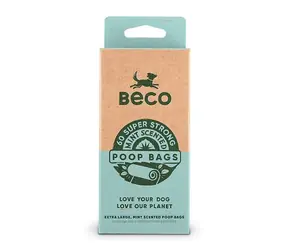 BeCoThings Beco Vrecká na exkrementy s pepermintovou vôňou 60 ks