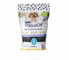 ProDen PlaqueOff Mini Dental Bones zeleninové s príchuťou čučoriedky 340g